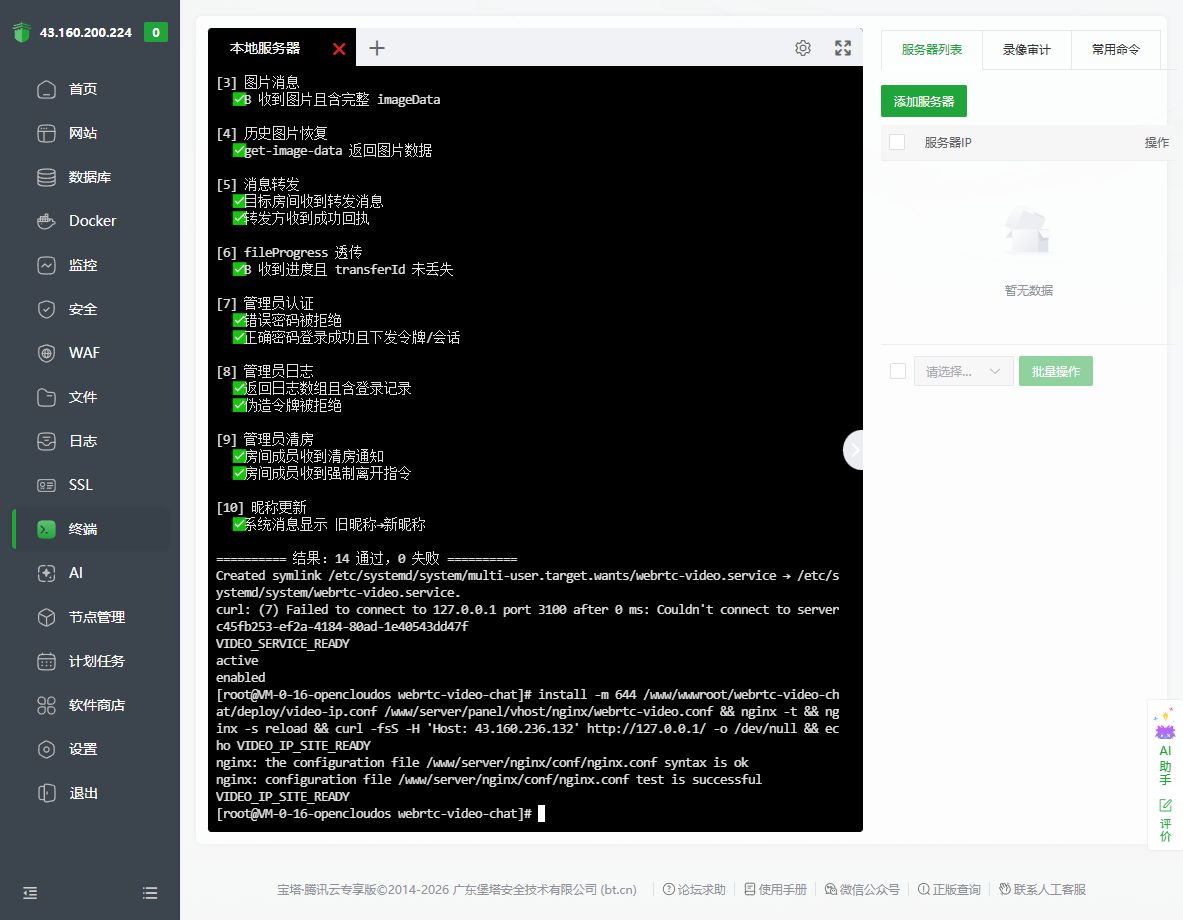 视频独立Nginx配置检查通过